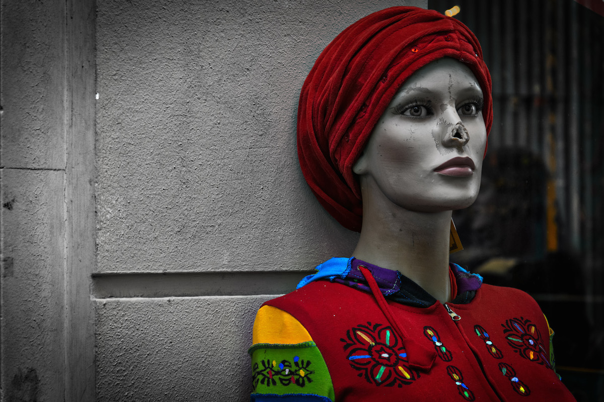 The Woman With The Broken Face