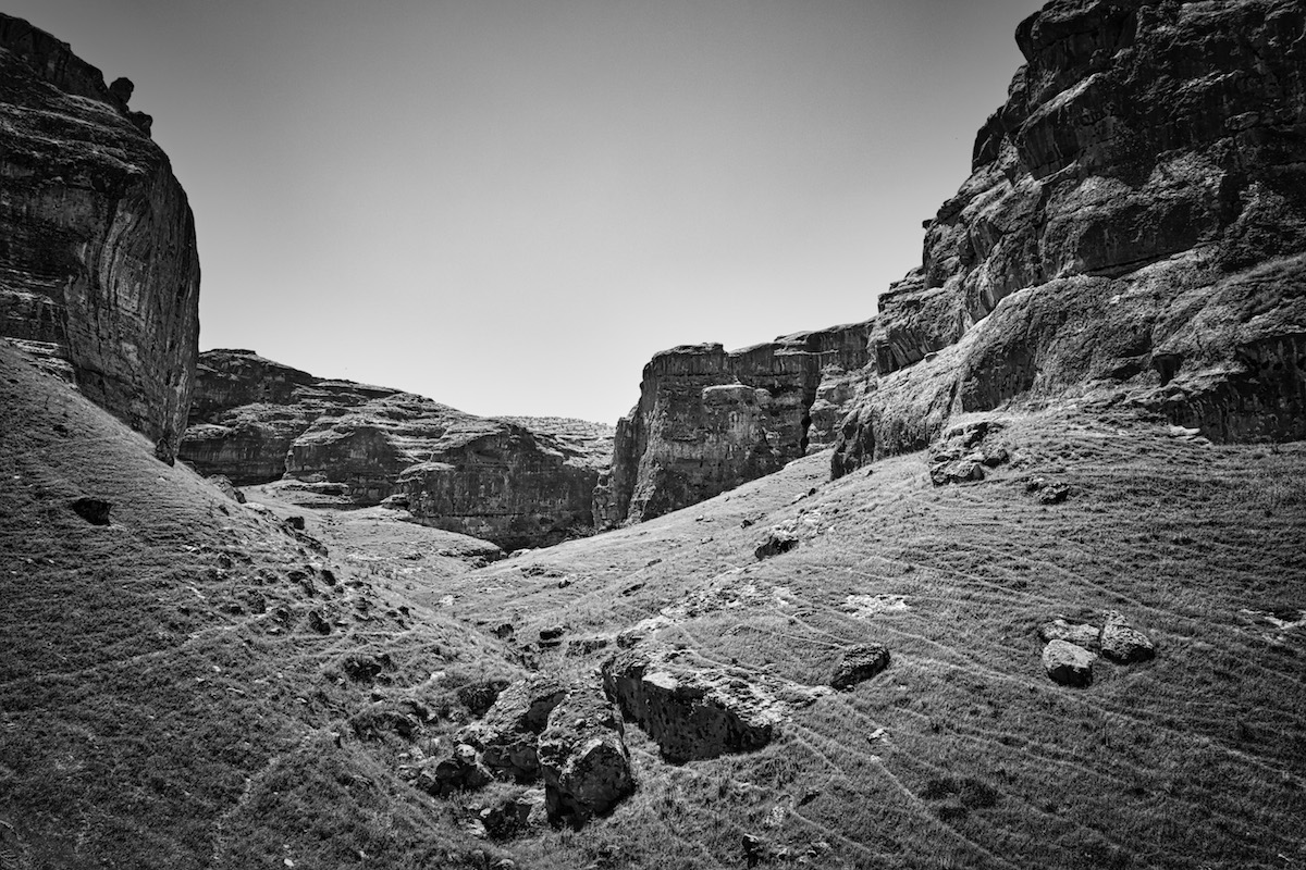 Black & White Landscape In Hasankeyf