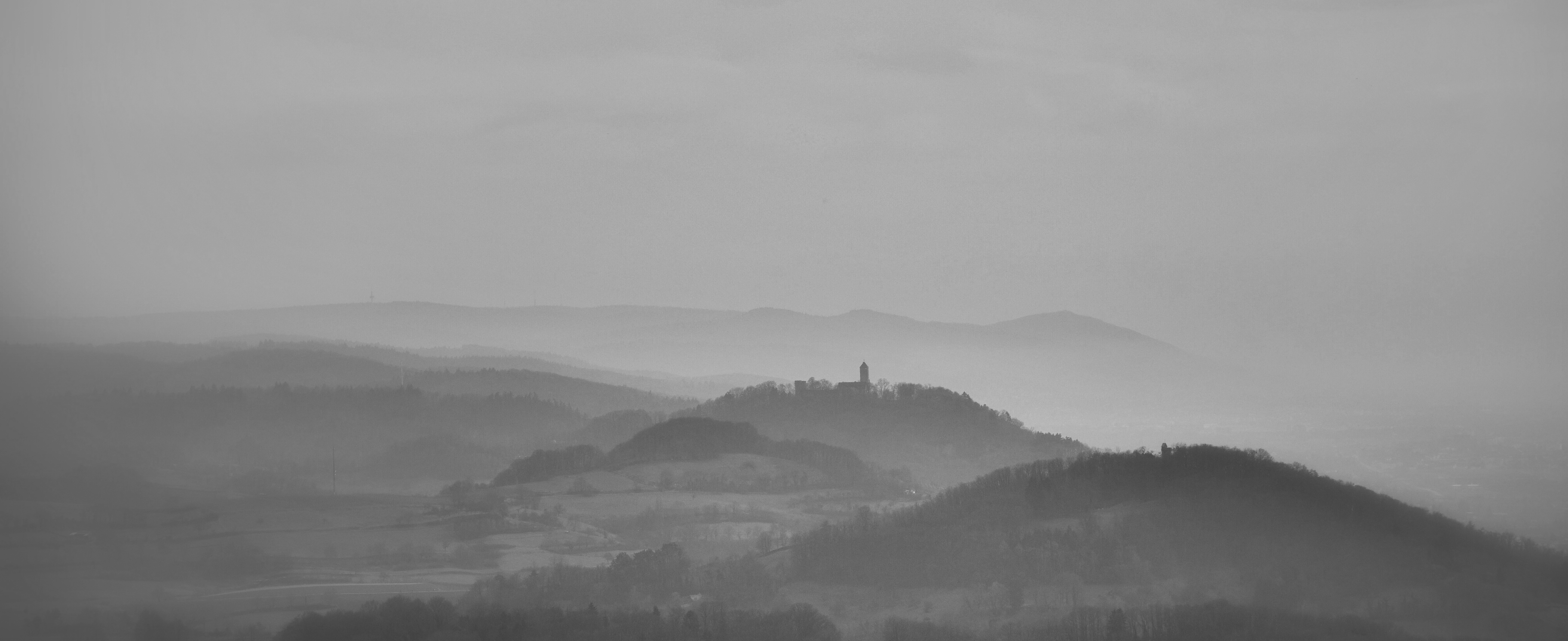Misty Mountain Landscape