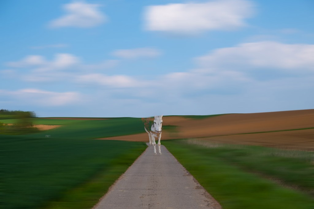 The Approaching Donkey