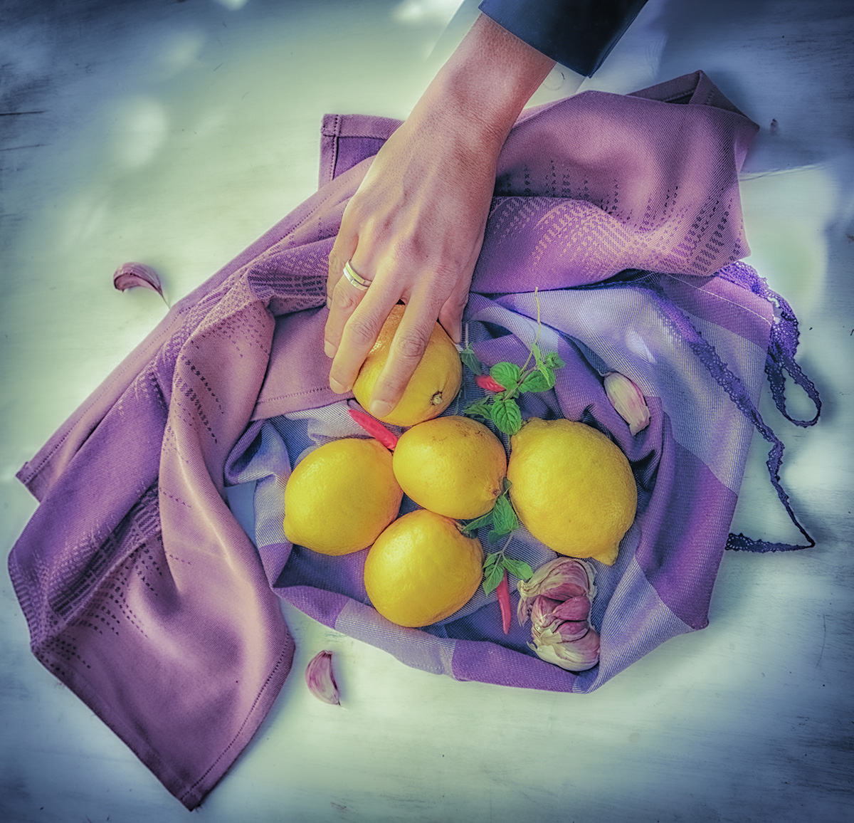 Still Life with a Hand