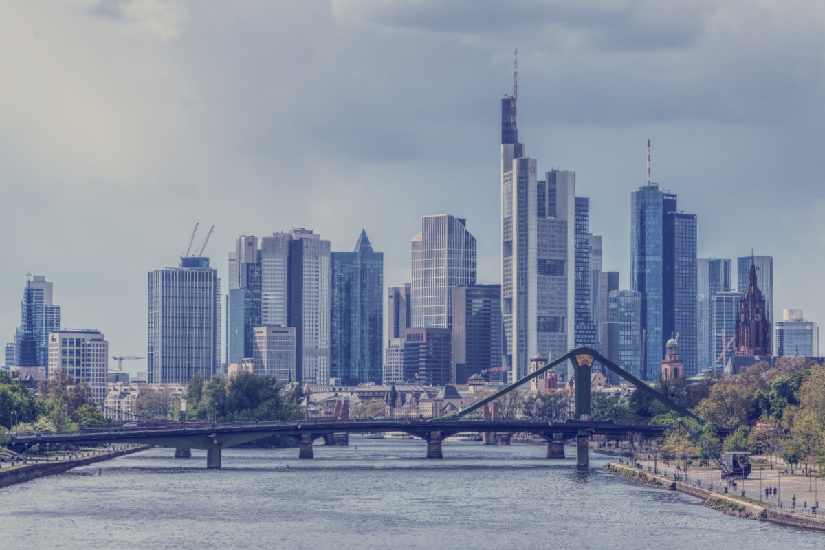 The Skyline of Frankfurt, Germany