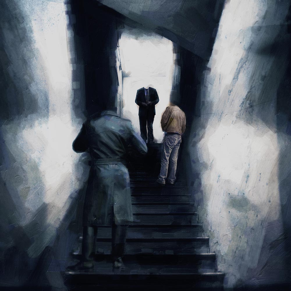 Men Who Lost Their Heads On The Stairs